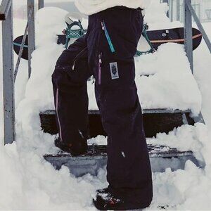 Free People FP Movement On The Ascend Insulated Ski Pants Black Womens XL